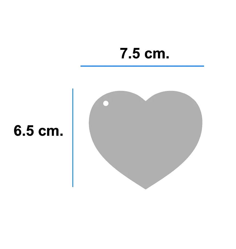 Acrílico Corazón A - Imagen 2