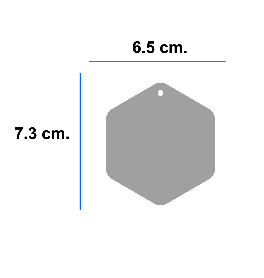 Acrílico Hexágono - Imagen 2